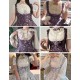 Iris De Nuit Angelonia Flower Wall Blouse JSKs and One Piece(Reservation/2 Colours/Full Payment Without Shipping)